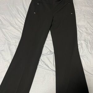 Soho Apparel Elegant Black Flare Trousers
